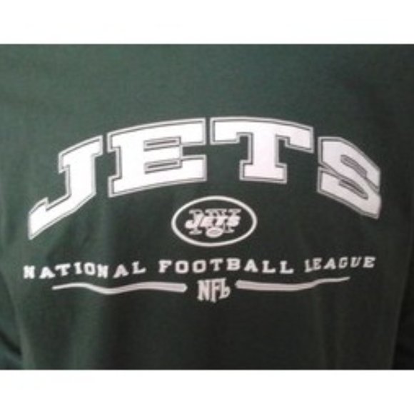 New York Jets NFL Team Apparel Long Sleeve T Shirt Green Adult Medium - Picture 2 of 3